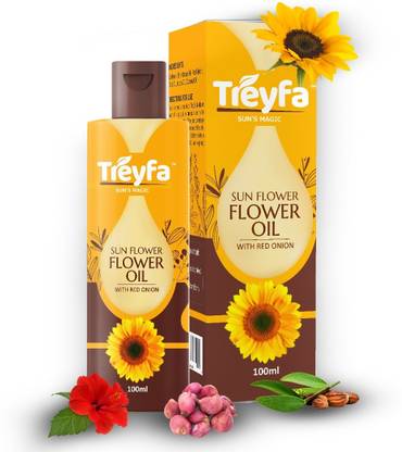 TREYFA Sunflower flower oil for hair growth and anti hairfall Hair Oil