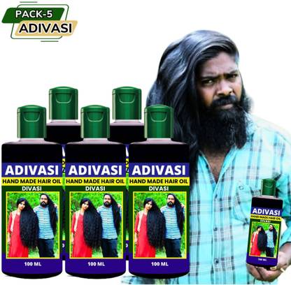 Adivasi Natural Pack 5  Hair Oil