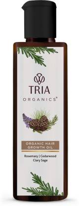 TRIA ORGANICS rganic Hair Growth Oil 200ml Hair Oil
