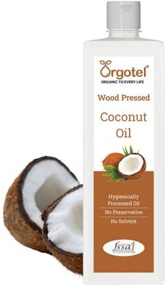 Orgotel Organic cold pressed coconut(Nariyal) oil 100% Natural for hair(100 ml) Hair Oil