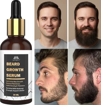 INTIMIFY Beard Growth Serum promote thicker,longer & softer beard & mustache growth Hair Oil