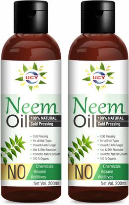 UCY Neem Oil - Dandruff Relief, Scalp Infection & Healthy Hair Growth Hair Oil