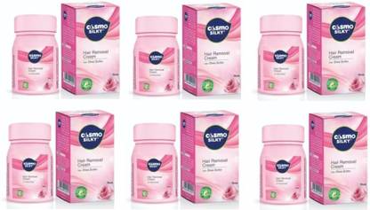 COSMO Silky Hair Removal Cream Shea Butter Cream 40gm Remove Unwanted Hair Pack of 6 Cream