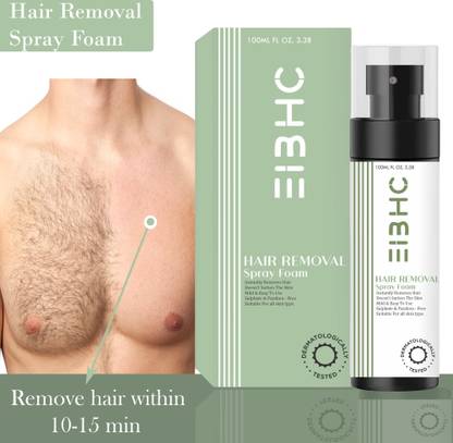 ई आई बी एच सी Hair Removal Spray for Chest, Back, Legs, Under Arms & Intimate Area