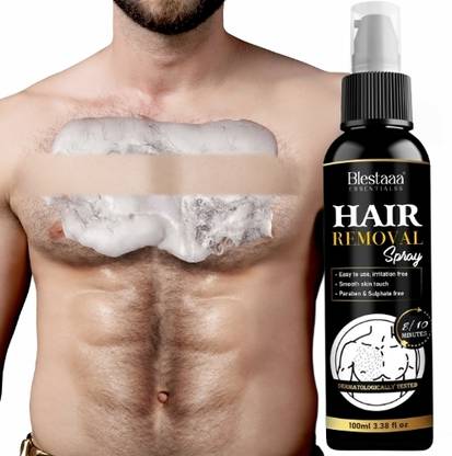 blestaaa essentialss Hair Removal Cream for Men Chest, Back, Under Arms & Intimate Area Spray FOR MEN Cream