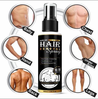 qtpie painless hair removal cream spray for men & women cream Spray