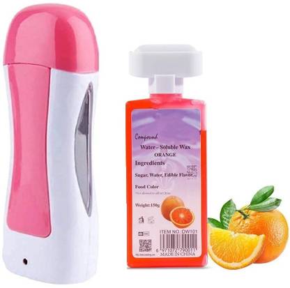PILONG Wax Warmer Hair Removal Roll, On Wax Heater machine -Refillable Wax