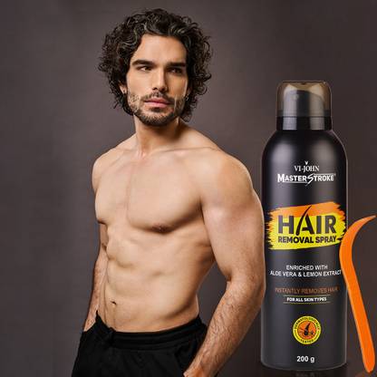वि-जॉन Master Stroke Painless Hair Removal Spray For Arms, Chest, and Legs