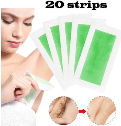 Latixmat Facial Hair Removal Mini Wax Stripes for Eyebrows Face Upper Lip Chin Strips