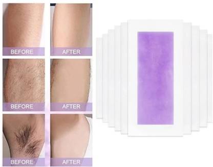 GFSU - GO FOR SOMETHING UNIQUE Skincare Facial yellow Wax Strips with Cleansing Wipes Strips Strips