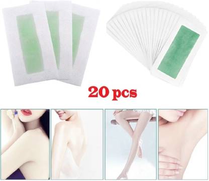AFARAXIA Best Wax Strips Facial Hair Removal Waxing Kit For Women & men Strips Strips