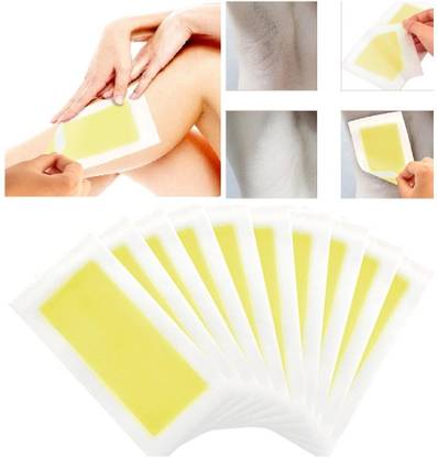 MYEONG Eyebrows Face Upper Lip Chin Facial Wax Strips for Girl's and Women's Strips