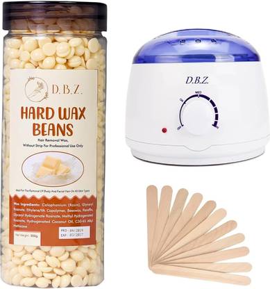 D.B.Z. Hair Removal Kit, Ultimate Waxing Set for Beginners Wax