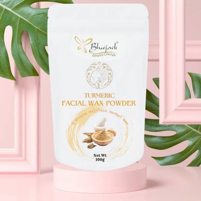 Bluejack Turmeric Face Wax Powder No Side Effects | Hair Removal Powder For Women Man Powder