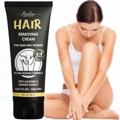 LEETEE Hair Removal Cream Spray for Men | Underarm, Chest, Back & Full Body Use Cream