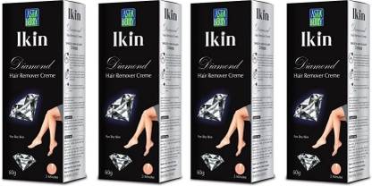 Ikin Diamond Hair Remover Cream (4 Packs, 60g Each) Cream