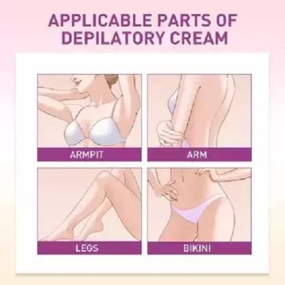 Glamezone Hair Removal Quick Hair Remover Thighs Armpit Private Parts Hair Spray