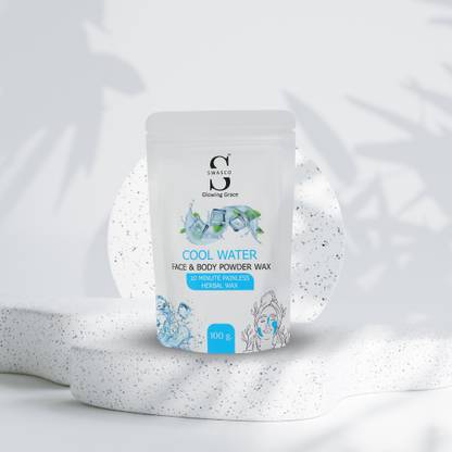 SWASCO Painless Wax Powder For Flawless Face & Body In Just 10 Min Powder (Cool Water) Powder