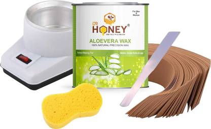 DR.HONEY hair removal aloevera wax strip stick and sponge for all skin wax best wax Wax