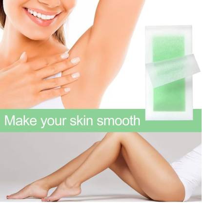 THTC Hair Removing Waxing Paper With Wipes Strips