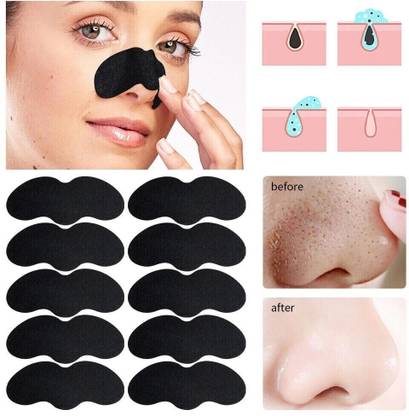 Arcanuy Forehead, Chin & Nose Deep Cleansing Peel off for Blackhead Nose Pore Strips
