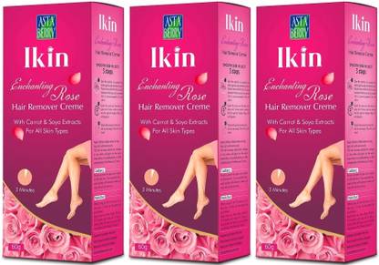 Ikin Rose Hair Remover Cream (3 Packs, 60g Each) Cream