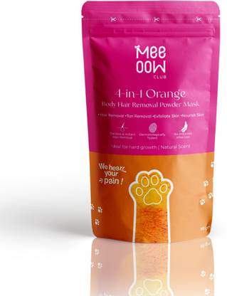 MEEOOW CLUB Full Body Wax - Orange Hair Removal Powder