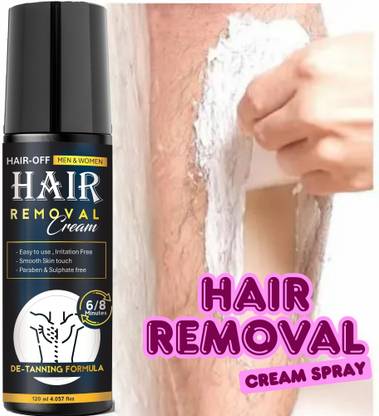 LEETEE Hair Removal Cream Spray for Men Chest, Back, Legs, Under Arms Cream
