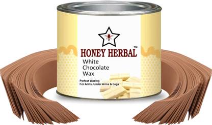 HONEY HERBAL One of the best Home wax for smooth and soft waxing on arms,legs and under arms( White Chocolate 600 gm) 600 gm Wax