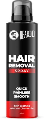 BEARDO Hair Removal Spray Men | Quick Painless Hair Removal Cream Spray For Smooth Body Spray