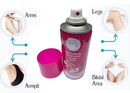 Herrlich New Arm Leg Back Underarms Organic Woman Hair Removal Cream For Mens Spray