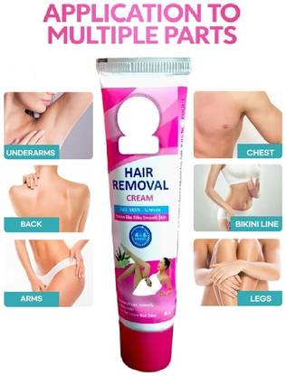 JANOST Hair Removal Cream Fast & Painless, Soothing for Unwanted Coarse Pubic Hair Cream