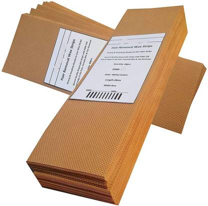 JACKENS Waxing Strips Plain Disposable Brown Color Wax Strips Easy & Safe Strips