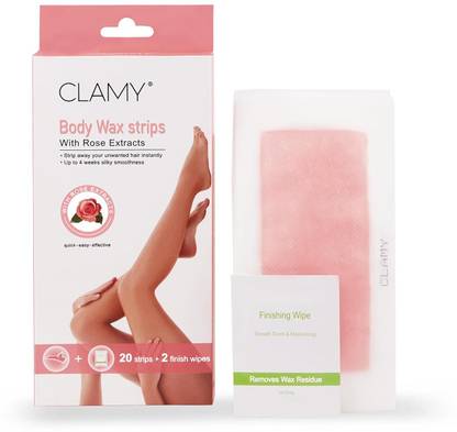 sherin Full Body Wax Strips with Rose Extract Instant Removal Strips