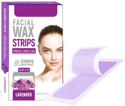 GABBU FACIAL WAX STRIPS (LAVENDER) Strips