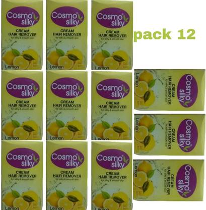 COSMO Silky Herbal Hair Removal Cream With OLIIVE OIL Cream PACK 12 Cream