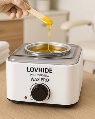 LOVHIDE Pro Professional Wax Heater | Adjustable Temperature Electric Wax Warmer-White Wax