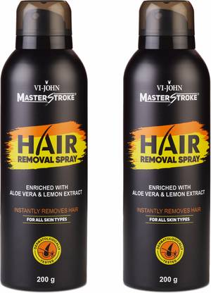 VI-JOHN Master Stroke Painless Hair Removal Spray For Chest, Arms, and Legs Spray