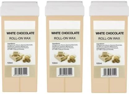 GLOW FIRST White Chocolate Roll-On Wax Kit (Set of 3 Refill Wax) Wax