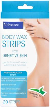 वेल्वेट्री फुल बॉडी वैक्सिंग किट स्ट्रिप्स स्ट्रिप