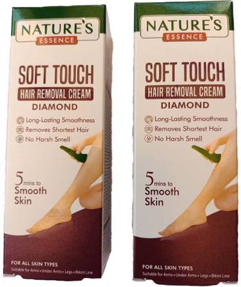 Nature's Essence Soft Touch Hair Removal Cream DIAMOND, 50 g each (Pack of 2) Cream