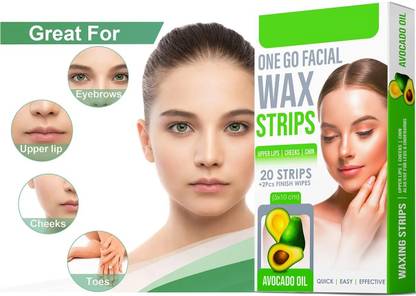 WOONGMI Waxing strips for Face Arm Legs Underarm Hair for Women & Men Strips