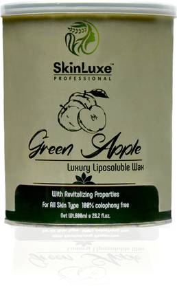 SkinLuxe Luxury Liposoluble Wax Green Apple 800g Wax