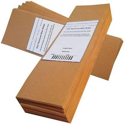 MVILAM Waxing Strips for Hair Removal Plain Disposable Brown Color Wax Strips Easy & Safe Wax Strips Paper Non-woven Body Hair Removal. Strips