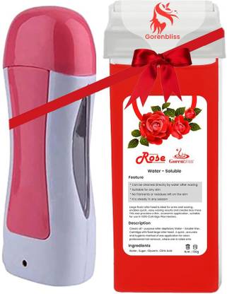 BITLING ENTERPRISE Rose Wax Refill Cartridge | Wax Warmer Roll Machine Waxing Kit Wax