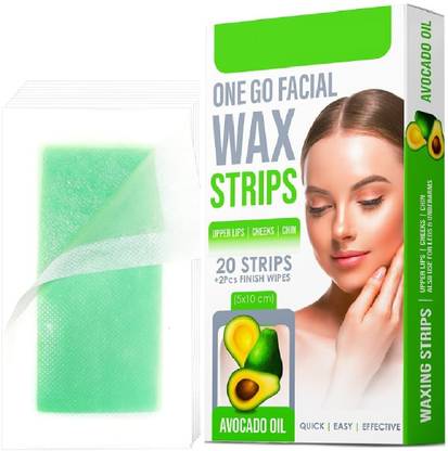 MYEONG Cold Waxing Strip Eyebrows Face Upper Lip Chin Facial Wax Strips Strips