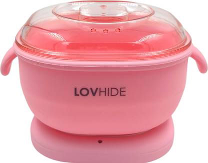 LOVHIDE Adult Silicone Wax Heater Easy-To-Use Electric With Lid For Gentle Hair Removal Wax