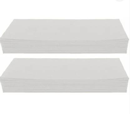 MistyGlam Waxing Strips Plain White Color Wax Strips (72 Strips) pack of 2 pcs Strips