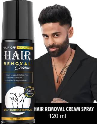 LEETEE Hair Removal Cream Spray for Men Chest, Back, Legs, Under Arms & Intimate Area Cream