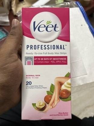 Veet Full Body Waxing Kit Normal Skin Strips